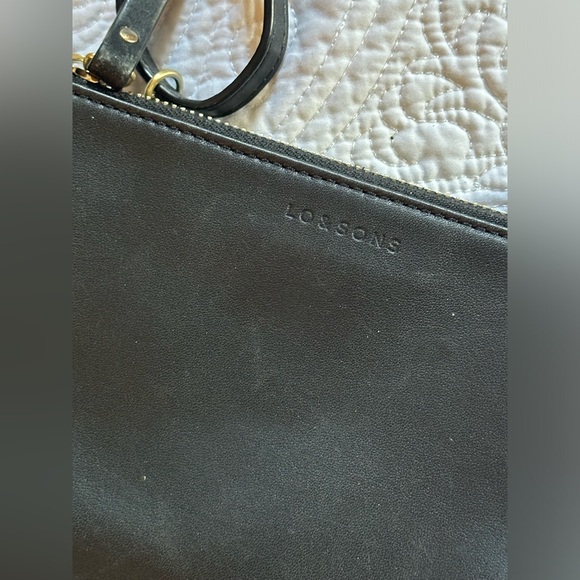 Lo & Sons The Waverley Black Kappa Gold finishes - fanny pack crossbody wristlet - Picture 4 of 4